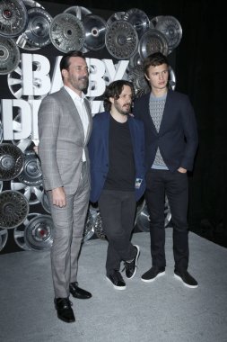 Jon Hamm, Edgar Wright, Ansel Elgort