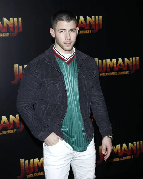 Singer Nick Jonas — Stock Photo, Image