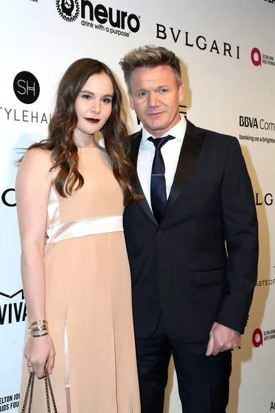 Holly Ramsay, Gordon Ramsay — Stock Photo, Image