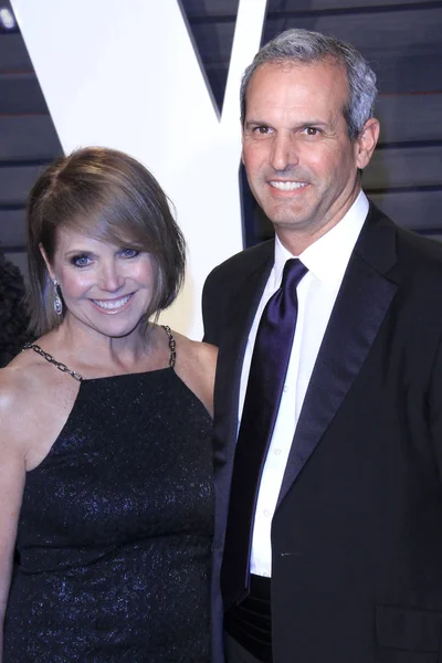 Katie Couric, John Molner — Stockfoto