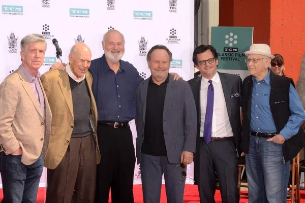 Carl and Rob Reiner Footprint Ceremony — Stock Photo, Image