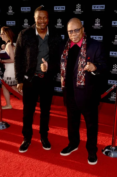 Chris Tucker ve Quincy Jones — Stok fotoğraf