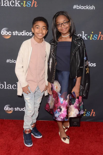 Actors Miles Brown and Marsai Martin — Stock Photo, Image