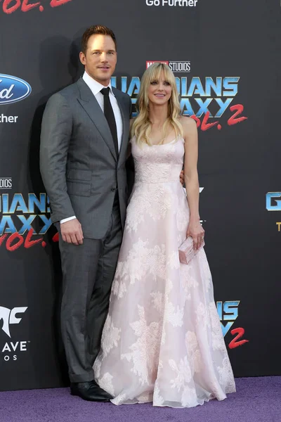 Chris Pratt, Anna Faris — Zdjęcie stockowe