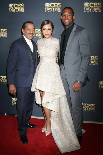 Obba Babatunde, Reign Edwards, Lawrence Saint-Victor — Stock Photo, Image