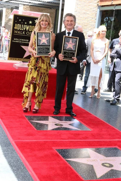 Kurt Russell, Goldie Hawn — Stock Photo, Image