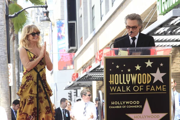 Kurt Russell, Goldie Hawn — Stock Photo, Image