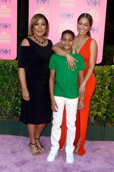 Madre, La La Anthony, Kiyan Carmelo Anthony —  Fotos de Stock