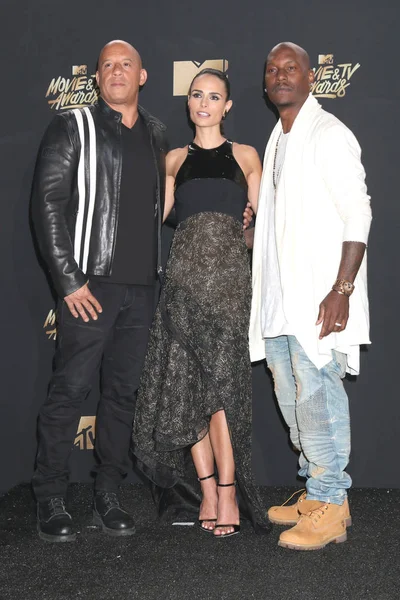 Vin Diesel, Jordana Brewster, Tyrese Gibson — Stok fotoğraf