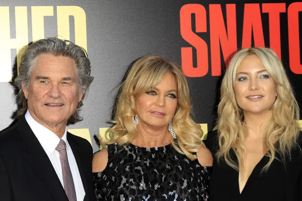 Kurt Russell, Goldie Hawn, Kate Hudson — Stok fotoğraf