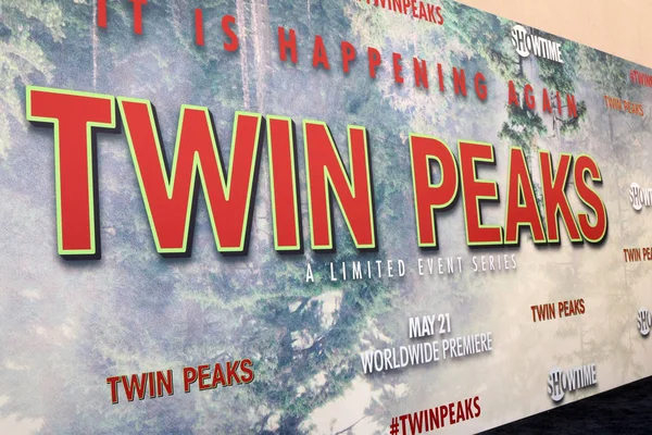 "Twin Peaks "premiera projekcja — Zdjęcie stockowe