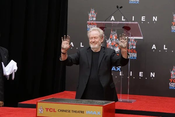Näyttelijä Ridley Scott — kuvapankkivalokuva