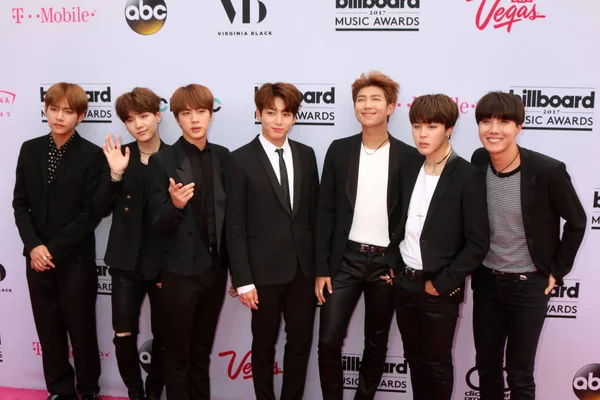 BTS no Billboard Music Awards 2017 Chegadas — Fotografia de Stock