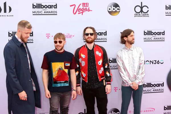 Dan reynolds, ben mckee, daniel platzman, wayne predigt — Stockfoto