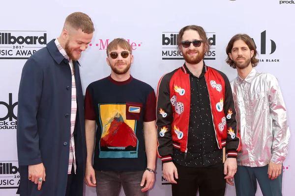 Dan Reynolds, Ben McKee, Daniel Platzman, Wayne Sermon — Stock Photo, Image