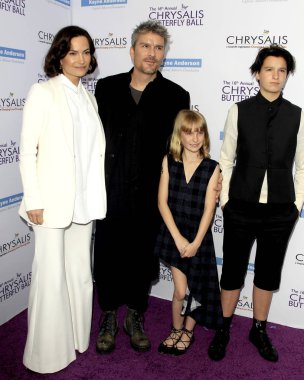 Rosetta Getty, Balthazar Getty, Menekşe Getty, June Getty