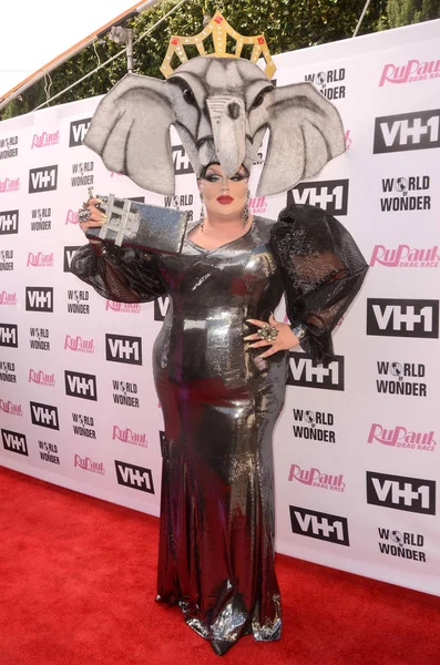 Eureka O'Hara alla RuPauls Drag Race Stagione 9 Finale Taping — Foto Stock