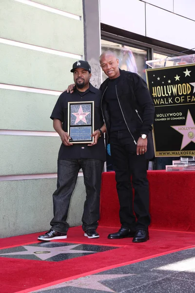 O 'Shea Jackson alias Ice Cube, Dr. Dre — Foto de Stock