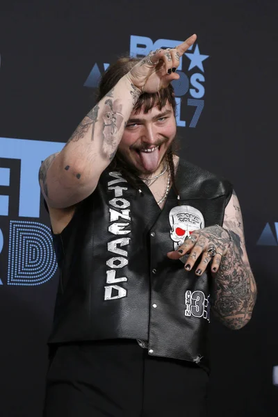 Post Malone at the BET Awards 2017 — Stock Photo, Image