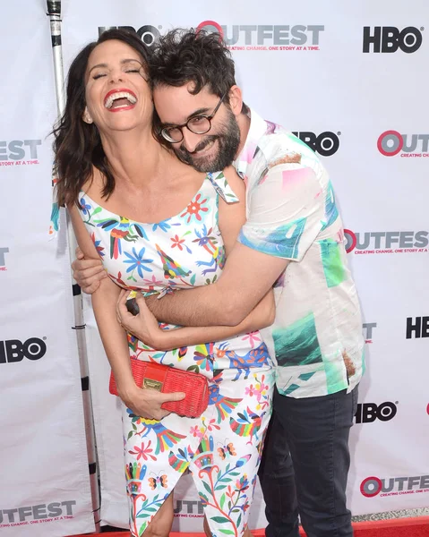 Amy Landecker, Jay Duplass — Foto de Stock