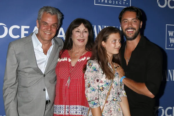 Danny Huston, Anjelica Huston, Stella Huston, Jack Huston — Stockfoto