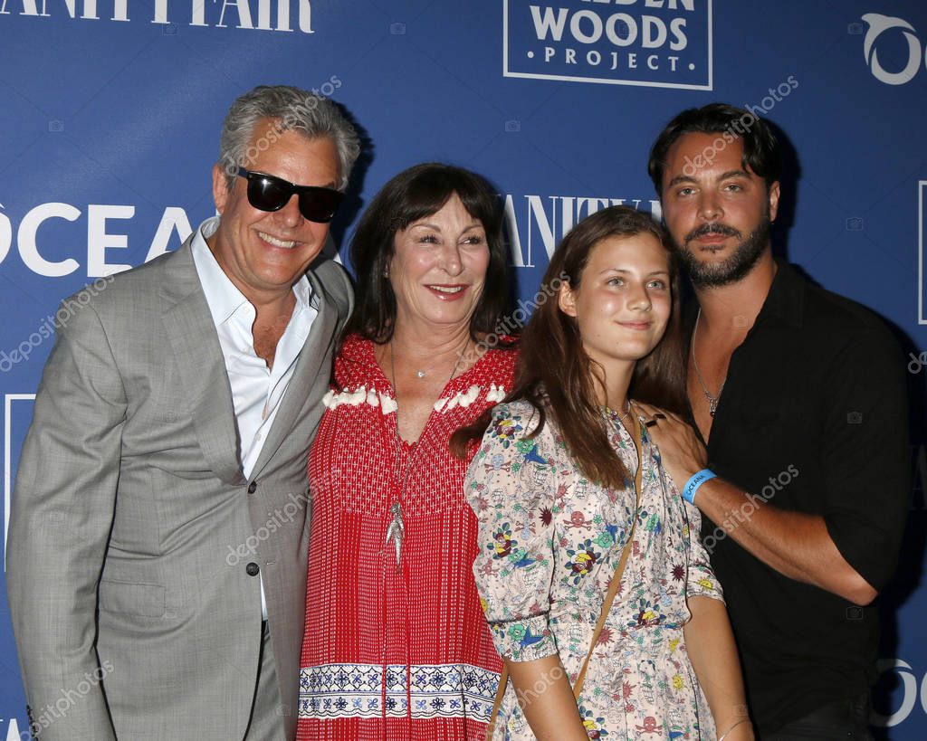 Danny huston stella huston Danny Huston, Anjelica Huston, Stella Huston, Jack Huston Stock