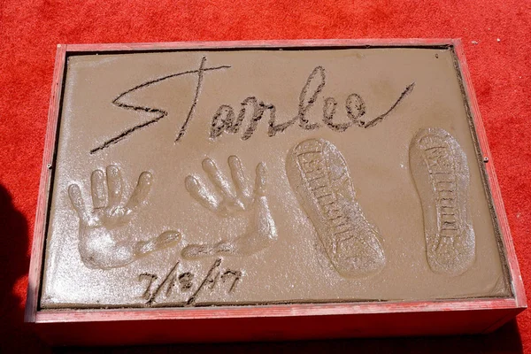 Stan Lee Hand and Footprint Ceremony — Stock Photo, Image