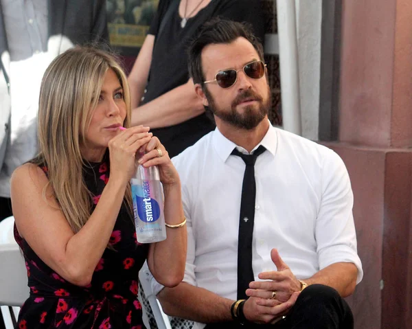 Jennifer Aniston, Justin Theroux — Foto Stock