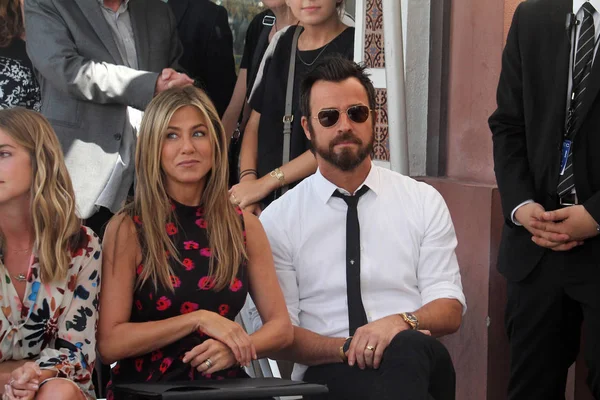 Jennifer Aniston, Justin Theroux — Foto de Stock