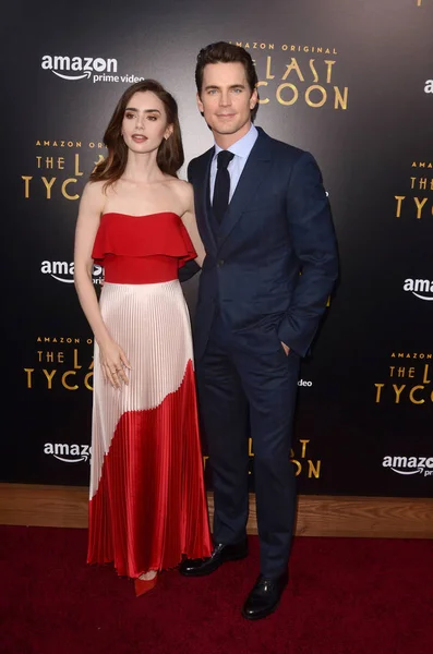 Lily Collins, Matt Bomer — Stok fotoğraf