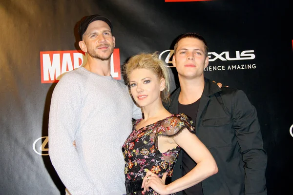 Gustaf Skarsgard, Katheryn Winnick, Alex Hgh Ande — Fotografia de Stock