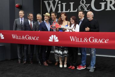 Bob Greenblatt, Eric Garcetti, David Kohan, Max Mutchnick, Eric Mccormack, Debra Messing, Megan Mullally, Sean Hayes, James Burrows