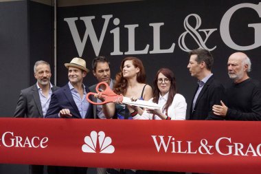 David Kohan, Max Mutchnick, Eric Mccormack, Debra Messing, Megan Mullally, Sean Hayes, James Burrows 