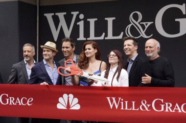 David Kohan, Max Mutchnick, Eric Mccormack, Debra Messing, Megan Mullally, Sean Hayes, James Burrows 