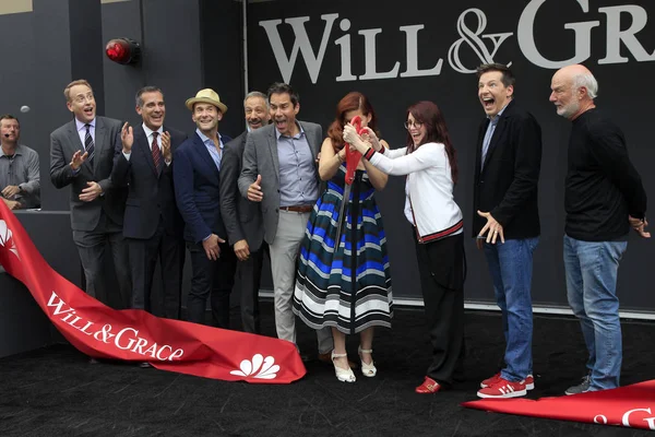 Bob Greenblatt, Eric Garcetti, David Kohan, Max Mutchnick, Eric Mccormack, Debra Messing, Megan Mullally, Sean Hayes, James Burrows