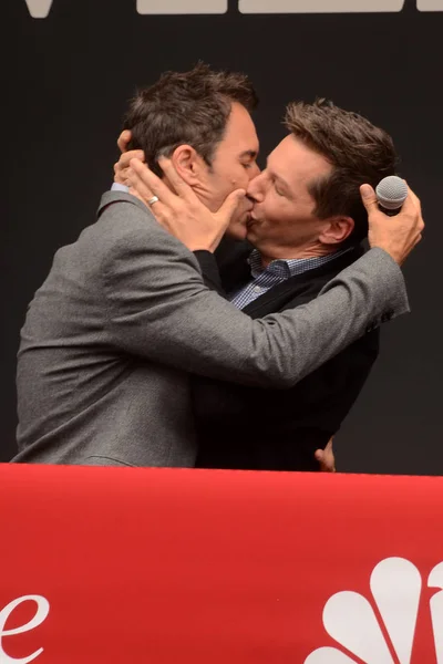 Eric McCormack, Sean Hayes — Stock Photo, Image