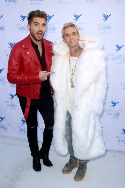 Aaron Carter, Adam Lambert — Fotografia de Stock