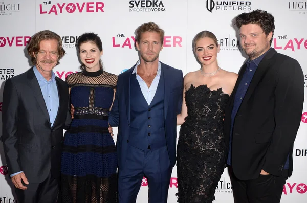 William h. macy, Alexander daddario. matt barr, kate upton, matt jones — Stockfoto