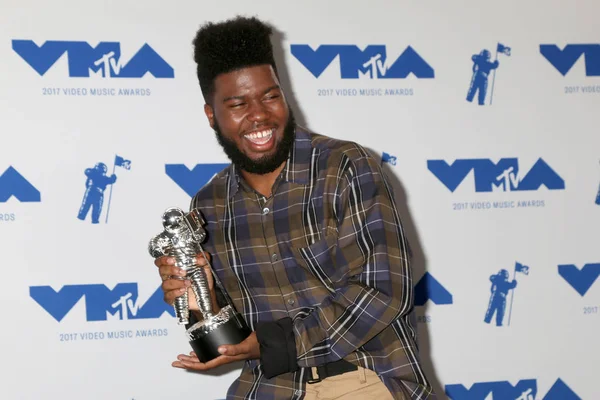 Khalid agli MTV Video Music Awards 2017 — Foto Stock