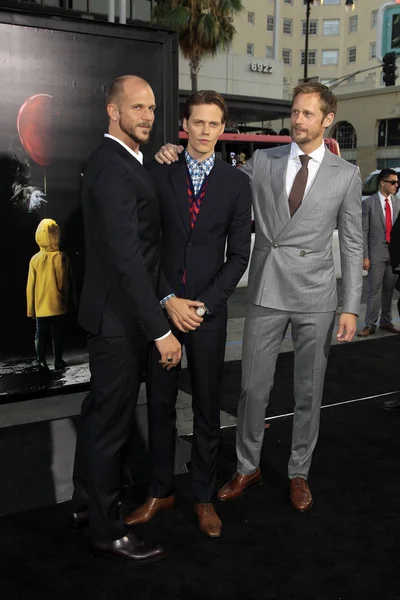 Gustaf Skarsgard, Bill Skarsgard, Alexander Skarsgard — Stock Photo, Image