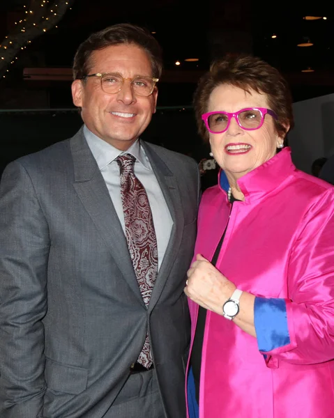 Steve Carell, Billie Jean King — Stockfoto