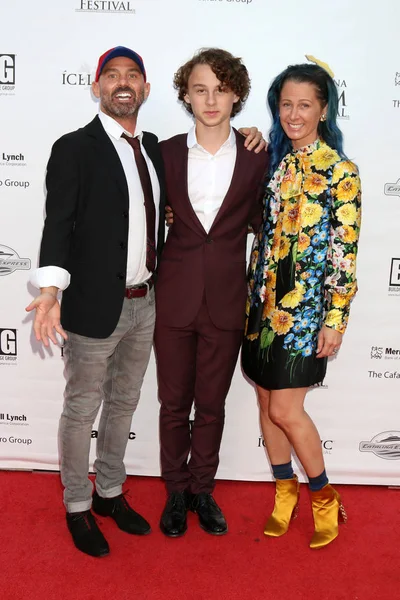 Doug Oleff, Wyatt Oleff, Jennifer Oleff — Stock fotografie