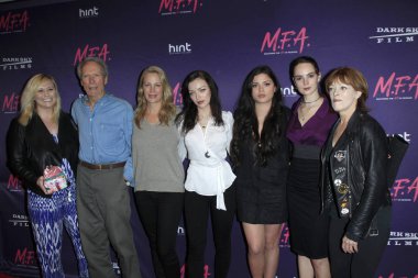 Kathryn Eastwood, Clint Eastwood, Alison Eastwood, Francesca Eastwood, Morgan Eastwood, Graylen Eastwood, Frances Fisher