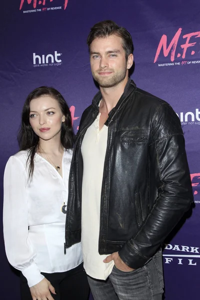 Francesca Eastwood, Pierson Fode — Stock Photo, Image