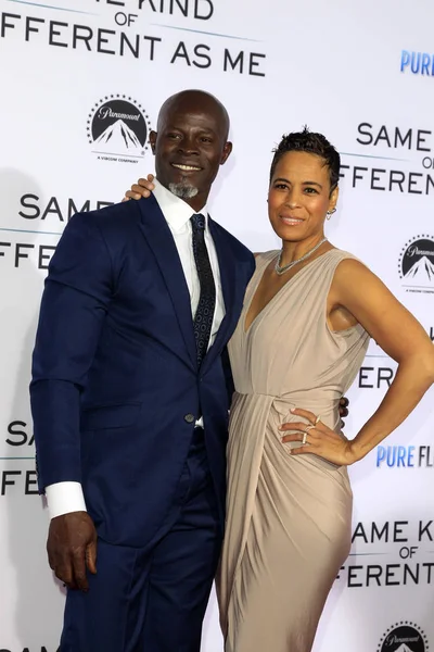 Djimon Hounsou, Daphne Wayans — Stok fotoğraf