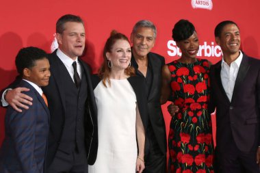  Tony Espinosa, Matt Damon, Julianne Moore, George Clooney, Karimah Westbrook, Leith M Burke
