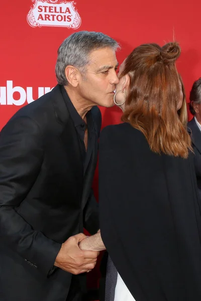 George Clooney, Julianne Moore — Foto Stock