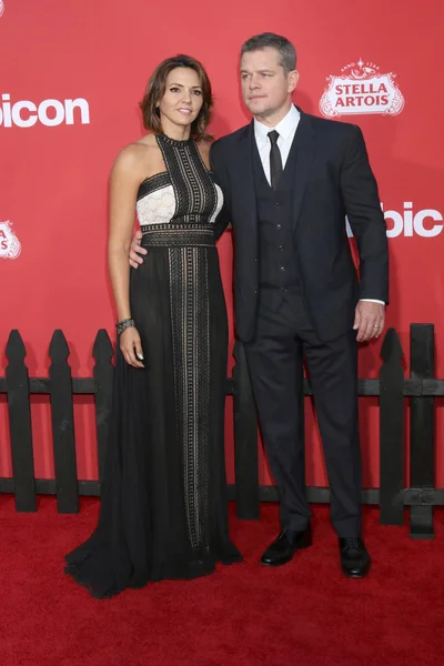 Luciana Damon, Matt Damon — Stockfoto