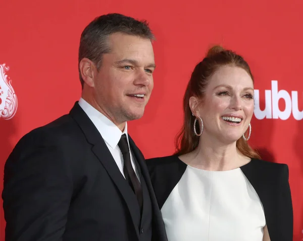 Matt Damon, Julianne Moore — Fotografia de Stock