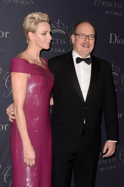 His Serene Highness Prince Albert II of Monaco, Her Serene Highness Princess Charlene of Monaco — Stock Photo, Image